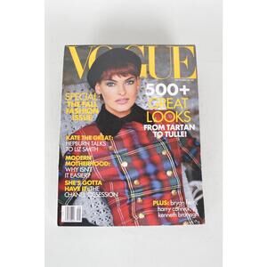 91' Vogue September Fall Fashion Issue Magazine